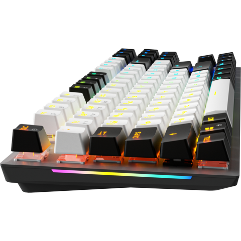 Бездротова механічна клавіатура GamePro Genesis Joker Pro (MK124G Pro) Red switches Купити в Україні