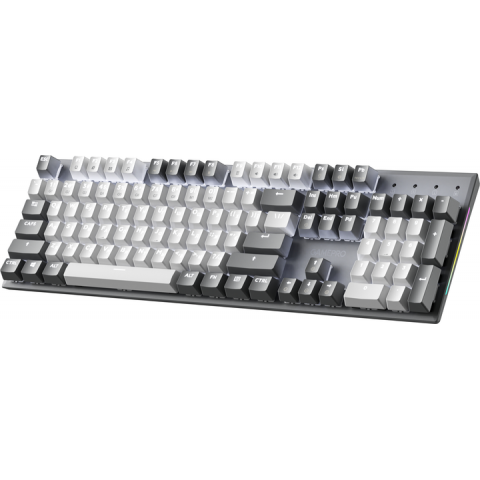 Дротова механічна клавіатура GamePro Genesis Metallic (MK144G) 100% Red switches Купити в Україні