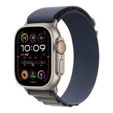Смарт-годинник Apple Watch Ultra 2 GPS + Cellular 49mm Titanium Case with Blue Alpine Loop - Small (MREK3/MRFA3)