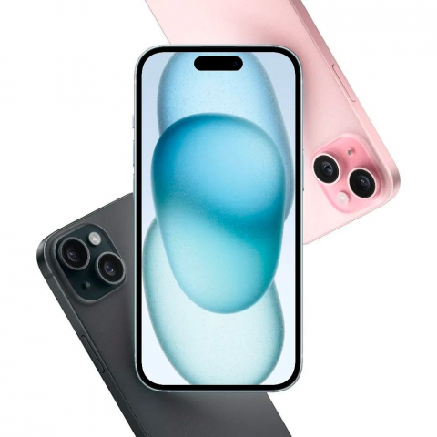 Смартфон Apple iPhone 15 256GB Black (MTP63) UA Купити в Україні