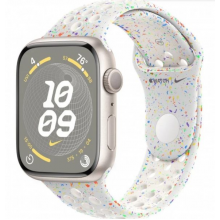 Смарт-годинник Apple Watch Series 9 GPS 45mm Starlight Alu. Case w. Pure Pl. Nike S. Band - M/L (MR9P3+MUV13)