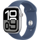 Смарт-годинник Apple Watch Series 10 GPS 46mm Silver Alu. Case w. Denim Sport Band - S/M (MWWL3) Купити в Україні