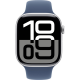 Смарт-годинник Apple Watch Series 10 GPS 46mm Silver Alu. Case w. Denim Sport Band - S/M (MWWL3) Купити в Україні