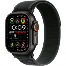 Смарт-годинник Apple Watch Ultra 2 GPS + Cellular 49mm Black Titan. Case w. Black Trail Loop - M/L (MX4V3)