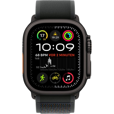 Смарт-годинник Apple Watch Ultra 2 GPS + Cellular 49mm Black Titan. Case w. Black Trail Loop - M/L (MX4V3) Купити в Україні