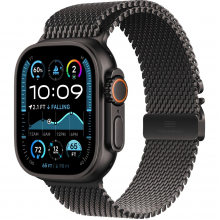 Смарт-годинник Apple Watch Ultra 2 GPS + Cellular 49mm Black Titanium Case w. Black Titanium Milanese Loop - L (MX5V3)