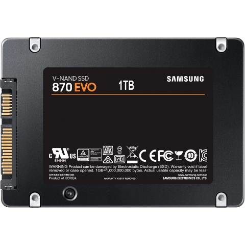 SSD накопичувач Samsung 870 EVO 1 TB (MZ-77E1T0B) Купити в Україні