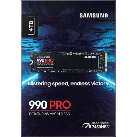 SSD накопичувач Samsung 990 PRO 4 TB (MZ-V9P4T0BW) Купити в Україні