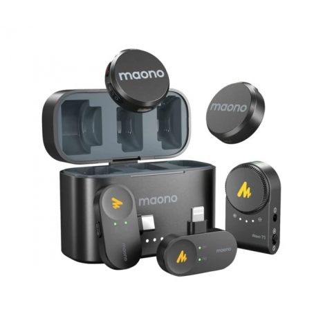 Мікрофон петличний Maono Wave T5 COMBO Type-C, Lightning (WM650A) Купити в Україні