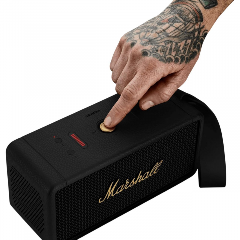 Портативна колонка Marshall Middleton II Black and Brass (1007428) Купити в Україні