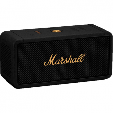 Портативна акустика Marshall Middleton Black and Brass (1006034) Купити в Україні