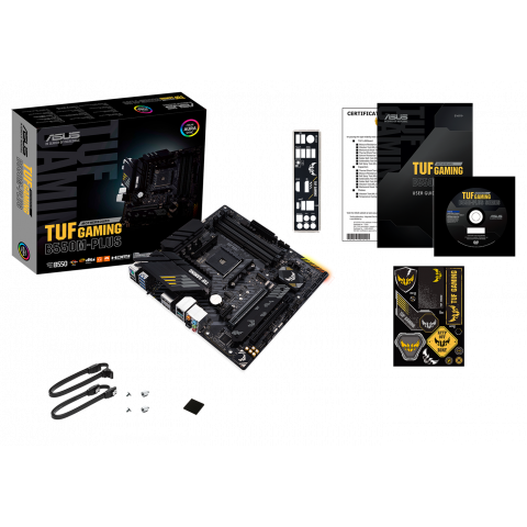 Материнська плата Asus TUF Gaming B550M-PLUS (90MB14A0-M0EAY0) Купити в Україні