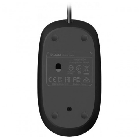 Миша RAPOO N200, чорна Купити в Україні