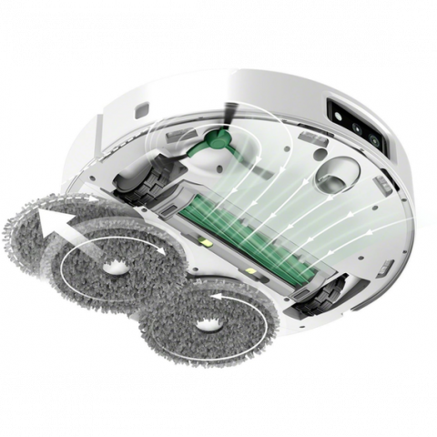 Робот-пилосос з вологим прибиранням iRobot Roomba Combo 505+ AutoWash dock White (N185240) Купити в Україні