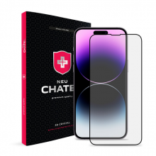 Захисне скло +NEU Chatel Corning Gorilla Glass with Mesh for iPhone 14 Pro Max Front Black