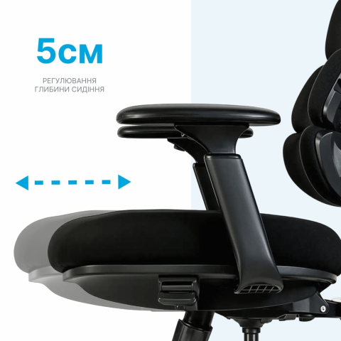 Крісло комп’ютерне офісне ергономічне OfficePro FlexCore OC120G Купити в Україні