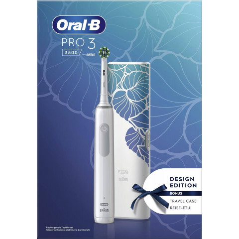 Електрична зубна щітка Oral-B Pro3 3500 D505.513.3X WT Gift Edition Купити в Україні