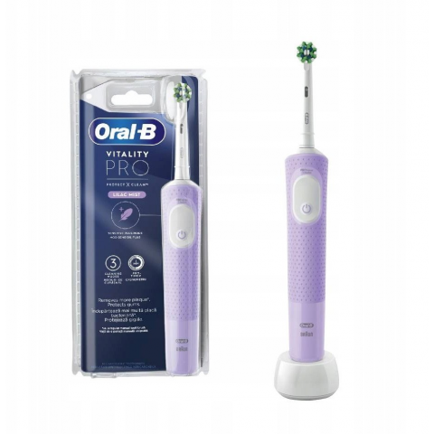 Електрична зубна щітка Oral-B Vitality D103.413.3 PRO Protect X Clean Lilac Mist Купити в Україні