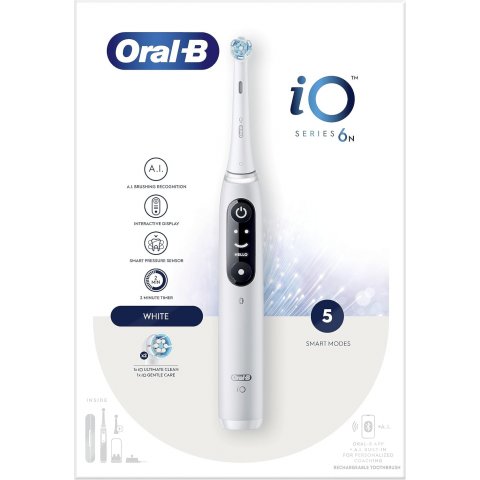 Електрична зубна щітка Oral-B iO 6N iOM6.216.1DK White Купити в Україні