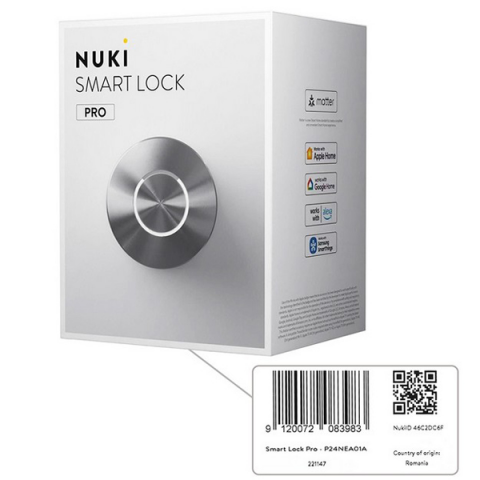 Накладний замок Nuki Smart Lock 5.0 PRO White (P24NEA01A) Купити в Україні