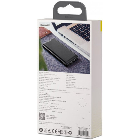 Універсальна мобільна батарея Baseus Mini JA Fast charge 3A 30000mAh 15 W Black (PPJAN-C01) Купити в Україні