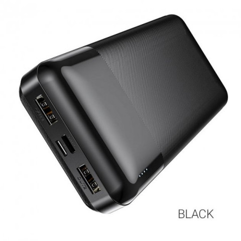 Універсальна мобільна батарея Hoco J72A Easy travel 20000mAh/LED Black Купити в Україні