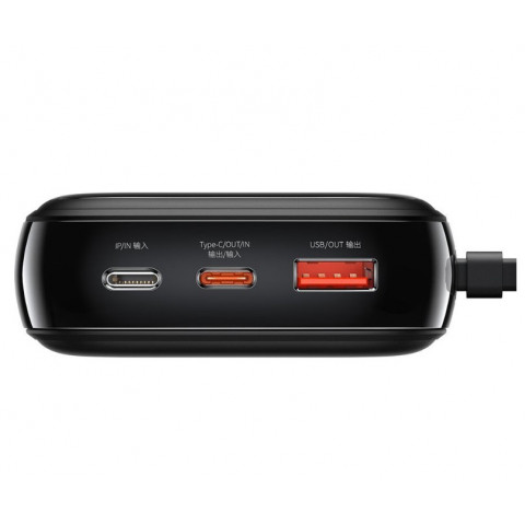 Універсальна мобільна батарея Baseus Qpow Digital Display Quick Charging 20W 20000mAh Black (PPQD-H01) Купити в Україні