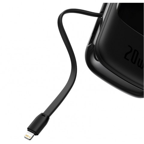 Універсальна мобільна батарея Baseus Qpow Digital Display Quick Charging 20W 20000mAh Black (PPQD-H01) Купити в Україні