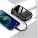 Універсальна мобільна батарея Baseus Qpow Digital Display Quick Charging 20W 20000mAh Black (PPQD-H01) Купити в Україні