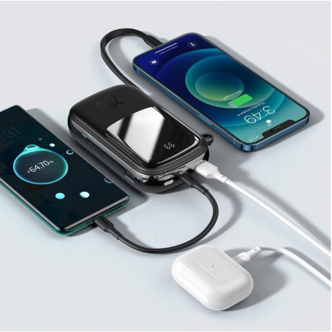 Універсальна мобільна батарея Baseus Qpow Digital Display Quick Charging 20W 20000mAh Black (PPQD-H01) Купити в Україні