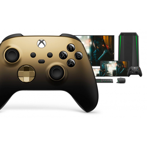Геймпад Microsoft Xbox Series X | S Wireless Controller Gold Shadow Special Edition (QAU-00121) Купити в Україні