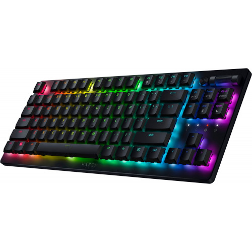 Клавіатура механічна RAZER DeathStalker V2 Pro TKL, Red Switch, Black (RZ03-04370800-R3R1) Купити в Україні