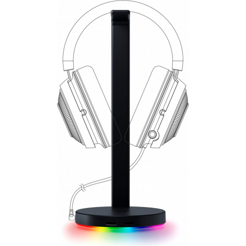 Підставка для навушників Razer Base Station V2 Chroma (RC21-01510100-R3M1) Купити в Україні