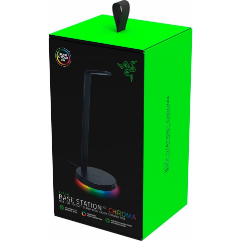 Підставка для навушників Razer Base Station V2 Chroma (RC21-01510100-R3M1) Купити в Україні