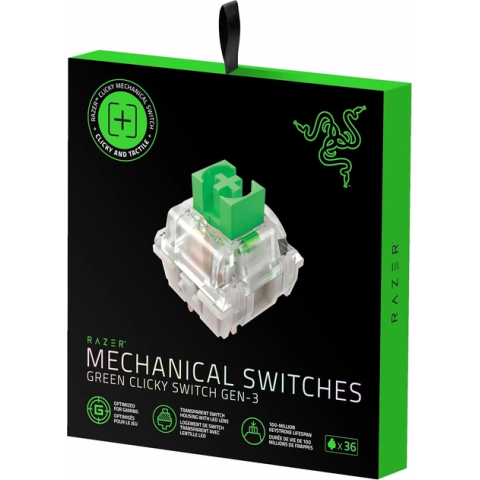 Набір свічів RAZER Mechanical Switches Pack, Green clicky switch (RC21-02040200-R3M1) Купити в Україні