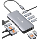 USB-хаб NOVOO RM11PRO+8K 11 в1 Купити в Україні