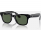 Смарт-окуляри Ray-Ban Meta Wayfarer Shiny Black Frame Green Lenses (RW4006 601/71 50-22) Купити в Україні