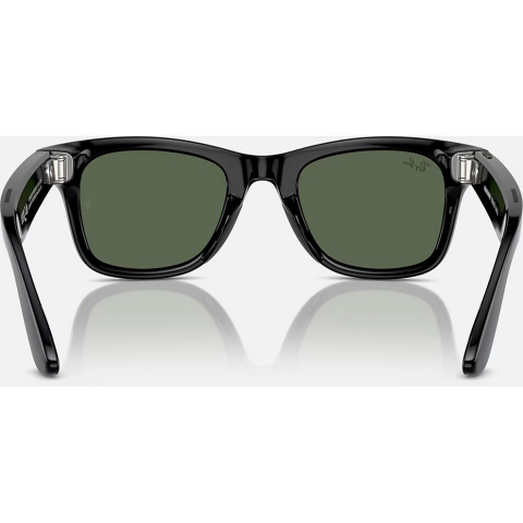 Смарт-окуляри Ray-Ban Meta Wayfarer Shiny Black Frame Green Lenses (RW4006 601/71 50-22) Купити в Україні