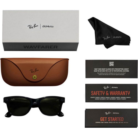 Смарт-окуляри Ray-Ban Meta Wayfarer Gen 2 Large Matte Black Frame / Gradient Graphite Lenses (RW4012 601ST3 53-22) Купити в Україні