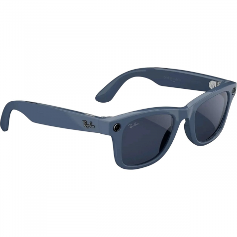 Смарт-окуляри Ray-Ban Meta Wayfarer Gen 2 Shiny Cosmic Blue/Clear Sapphire (RW4012 6628/MF 50-23) Купити в Україні