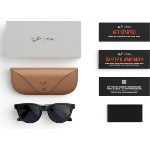 Смарт-окуляри Ray-Ban Meta Headliner Gen 2 Standard Shiny Black Frame/Clear to Sapphire Transit.Lenses RW4013 601/MF 50-23 Купити в Україні