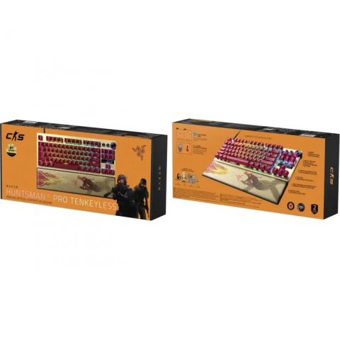 Клавіатура механічна RAZER Huntsman V3 PRO TKL, Counter-Strike 2 Ed. (RZ03-04982100-R3M1) Купити в Україні