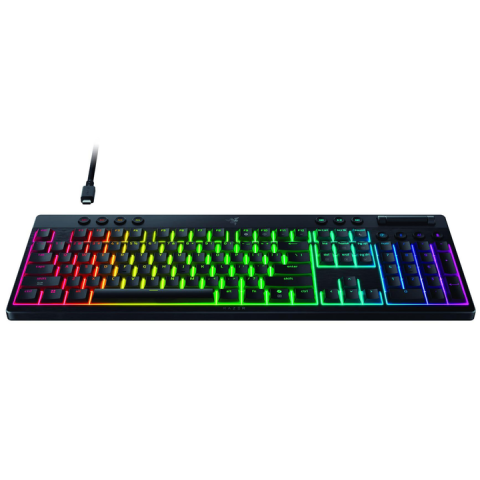 Клавіатура механічна RAZER BlackWidow V4 Low-Profile, Green switch (RZ03-05270100-R3M1) Купити в Україні