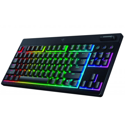 Клавіатура механічна RAZER BlackWidow V4 Low-Profile, TKL, Green switch (RZ03-05450500-R3M1) Купити в Україні
