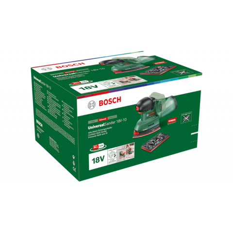 Акумуляторна шліфувальна машина Bosch UniversalSander 18V-10 (06033E3101) без АКБ Купити в Україні