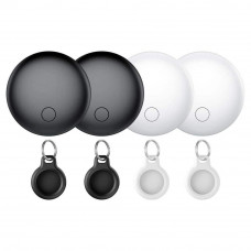 Набір трекерів Portable locator device Round tag 2 white 2 black