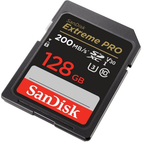 Карта пам'яті SanDisk 128 GB SDXC UHS-I U3 V30 Extreme PRO (SDSDXXD-128G-GN4IN) Купити в Україні
