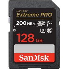 Карта пам'яті SanDisk 128 GB SDXC UHS-I U3 V30 Extreme PRO (SDSDXXD-128G-GN4IN)