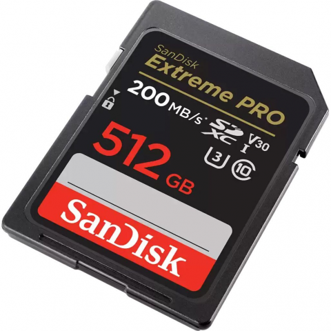 Карта пам'яті SanDisk 512 GB SDXC UHS-I U3 V30 Extreme PRO (SDSDXXD-512G-GN4IN) Купити в Україні