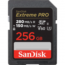 Карта пам'яті SanDisk 256 GB SDXC Extreme Pro UHS-II U3 V60 Class 10 (SDSDXEP-256G-GN4IN)